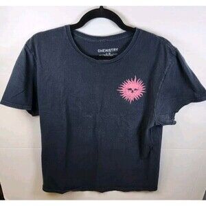 Graphic Shirt Mens‎ Large Chemistry Skull Logo Short Sleeve